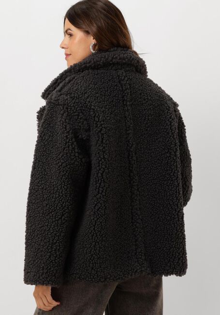 Zwarte UGG Teddy jas GERTRUDE SHORT TEDDY COAT - large