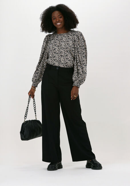 Zwarte CO'COUTURE Wijde broek ALEXA WIDE PANT - large