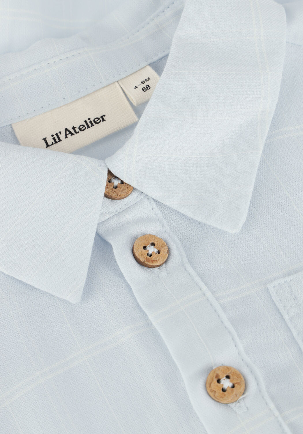 Lichtblauwe LIL' ATELIER Rompers & Boxpakken NBMFRIDO SS LOOSE BODY SHIRT LIL - large