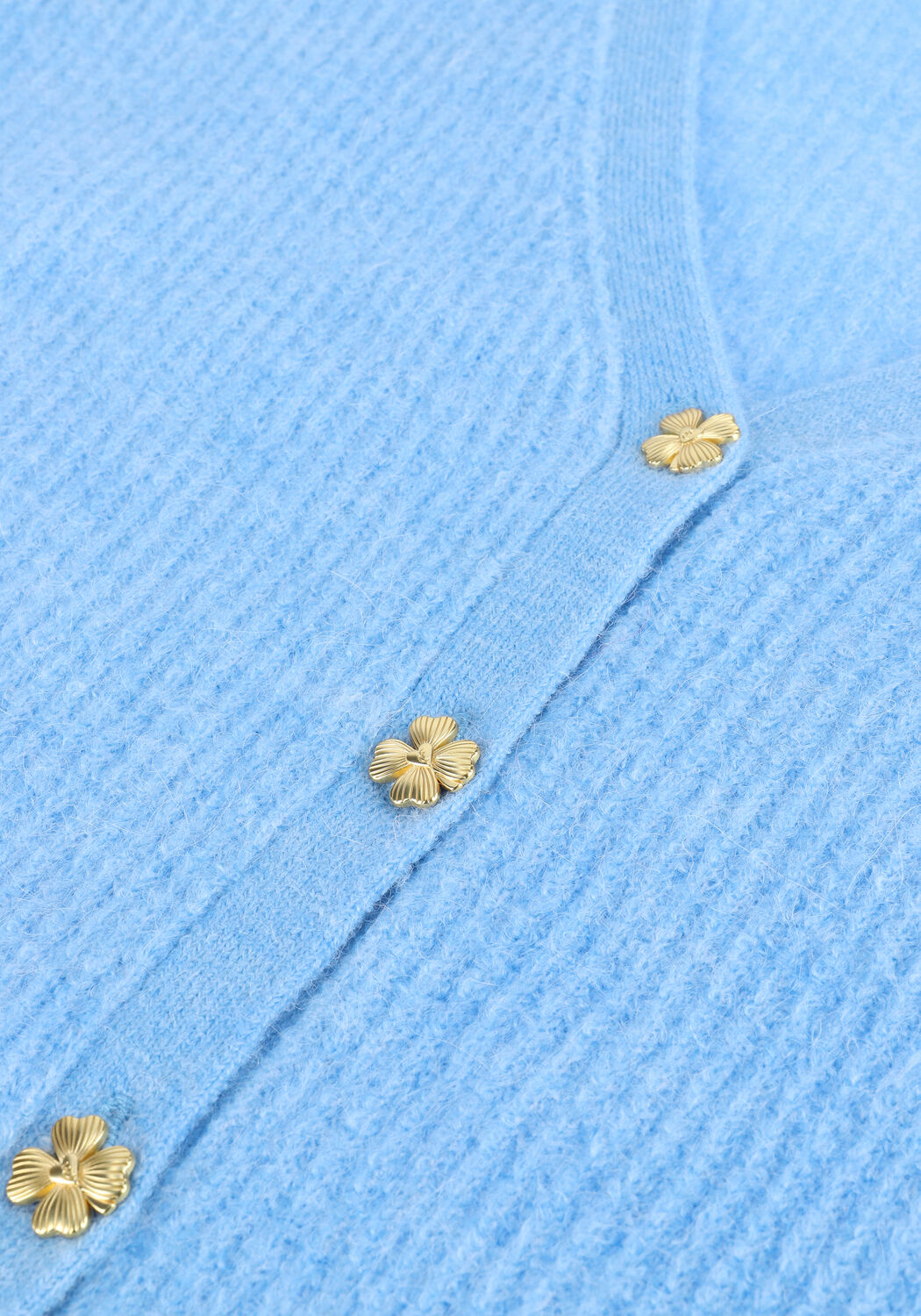 Lichtblauwe FABIENNE CHAPOT Vest SALLY CARDIGAN 3/4 SLEEVE - large