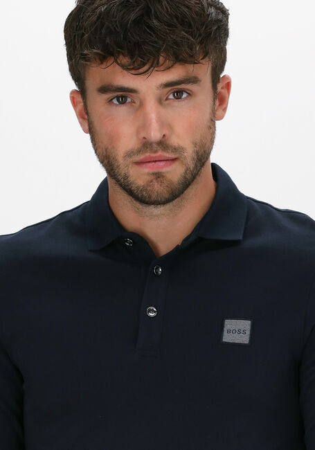 Donkerblauwe BOSS ORANGE Polo PASSERBY 1 10193126 - large