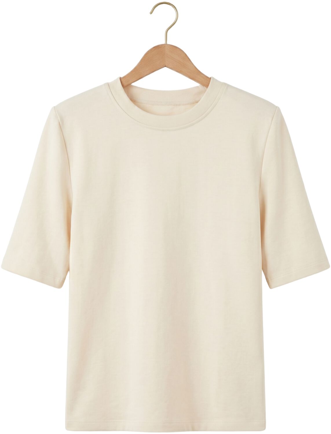 STUDIO AMAYA Dames Tops & T-shirts Lilly Tshirt Ecru