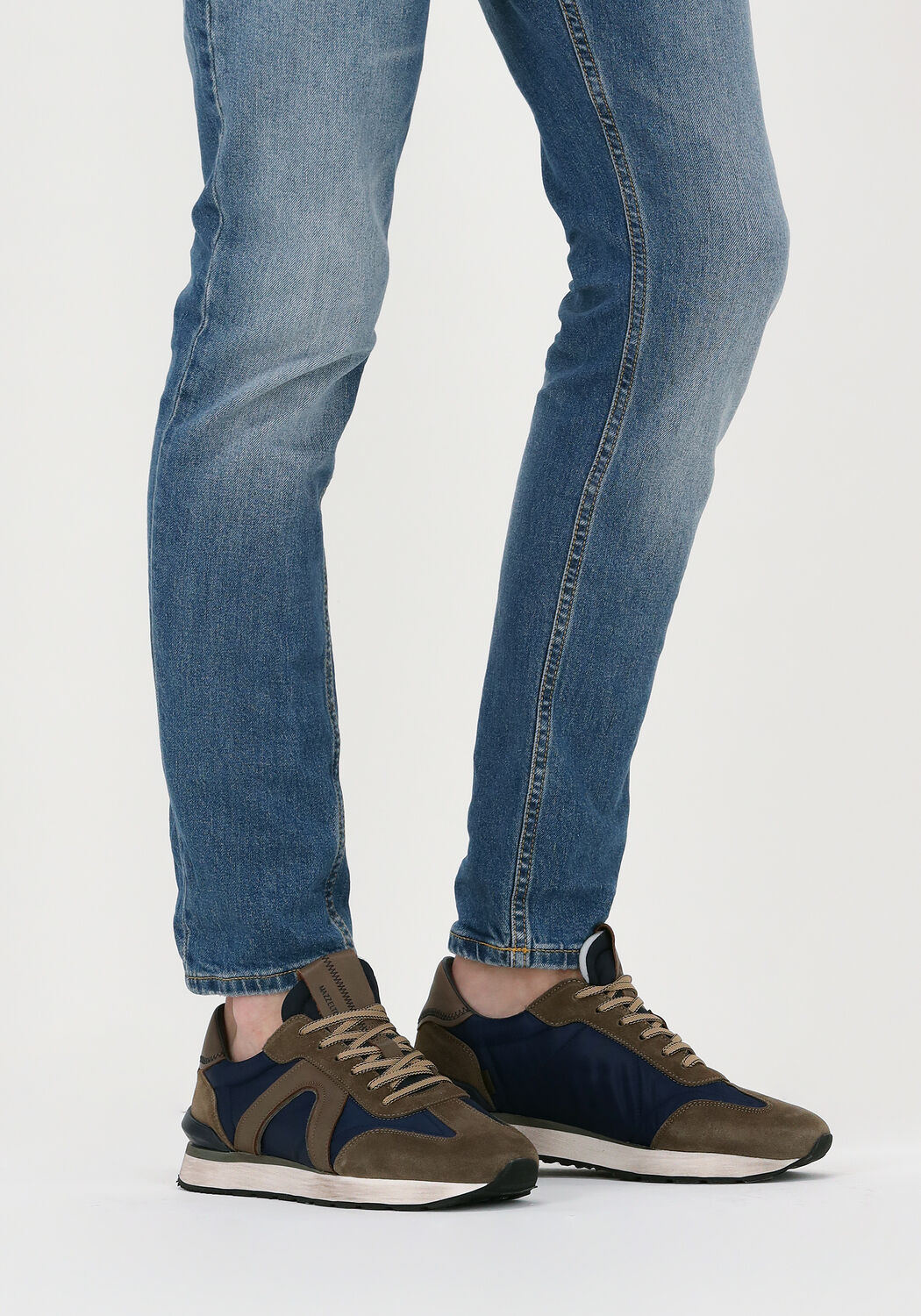 Blauwe MAZZELTOV Lage sneakers 11538E - large