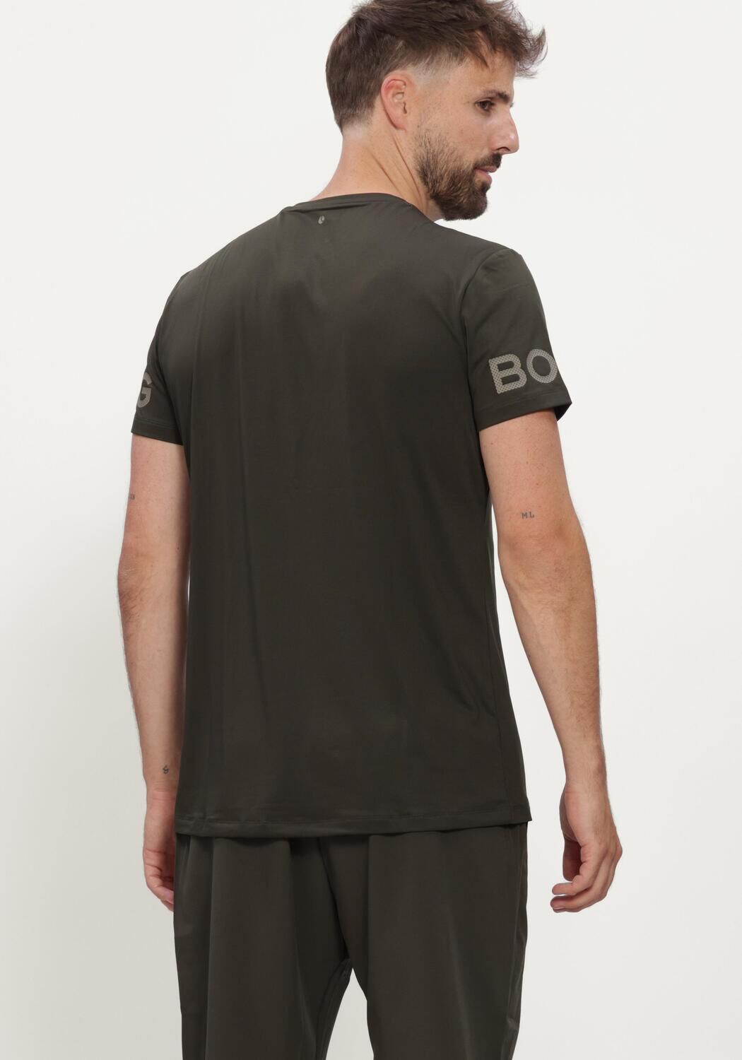 Khaki BJORN BORG Sportshirts BORG T-SHIRT - large