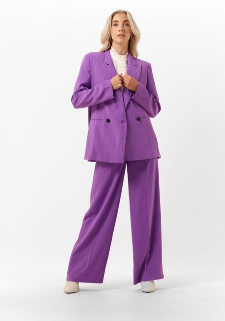 Paarse CO'COUTURE Pantalon NEW FLASH WIDE PANT - large