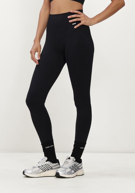 Zwarte AIM'N Sportleggings RIBBED SEAMLESS TIGHTS - large