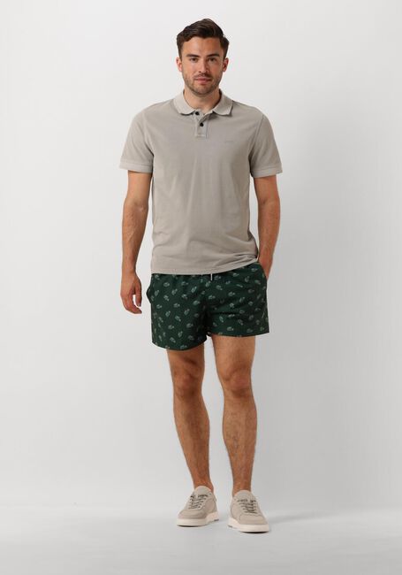 Groene LACOSTE Zwembroeken 1HM1 MEN'S SWIMMING TRUNKS - large