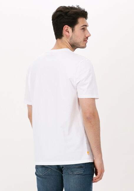 Witte TIMBERLAND T-shirt SS K-R BRAND TREE T - large