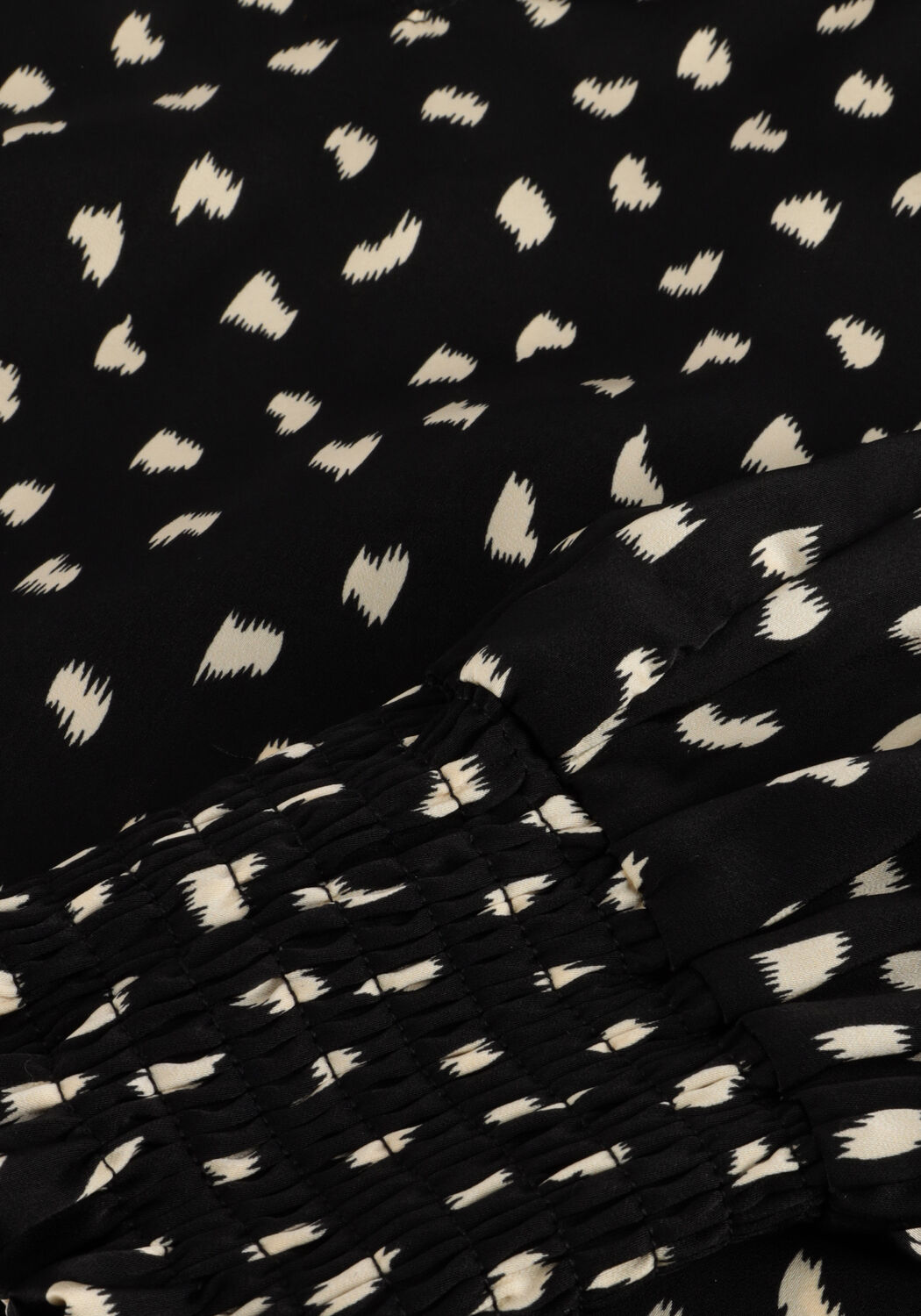 Zwarte NEO NOIR Blouses STONE FADING INK BLOUSE - large