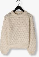 Beige Y.A.S. Trui YASBUBBA LS KNIT PULLOVER S.