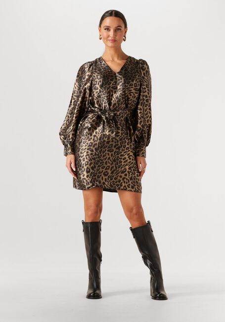 Bruine FREEBIRD Mini jurk DACEY - large