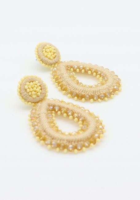 Beige PAULIE POCKET Oorbellen DROPS TARAH EARRINGS - large