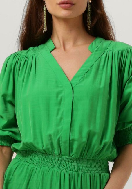 Groene MINUS Mini jurk AYAME SHORT DRESS - large
