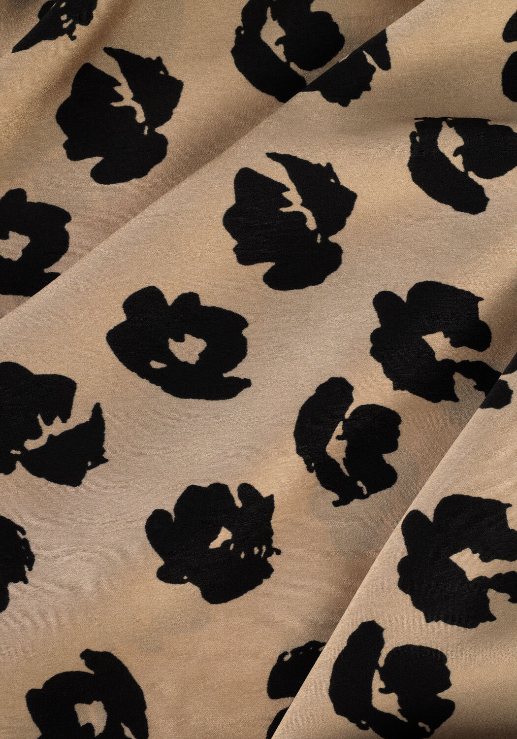 Taupe NEO NOIR Maxirok BOVARY DISTRESSED DOT SKIRT - large