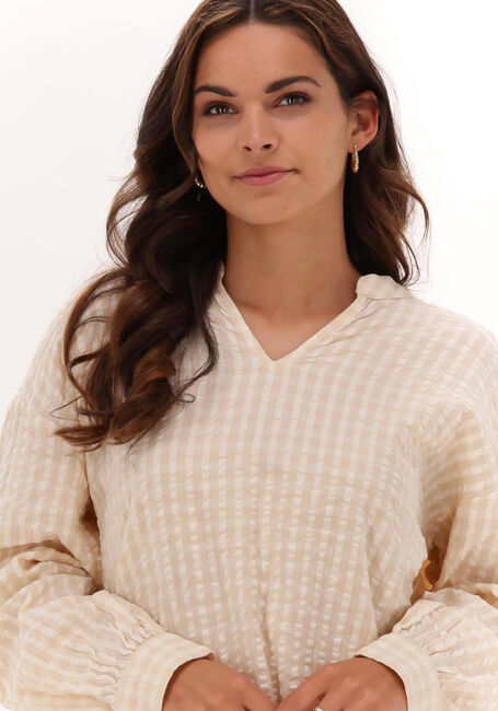 Ecru MSCH COPENHAGEN Blouses ECLIN LS TOP AOP - large