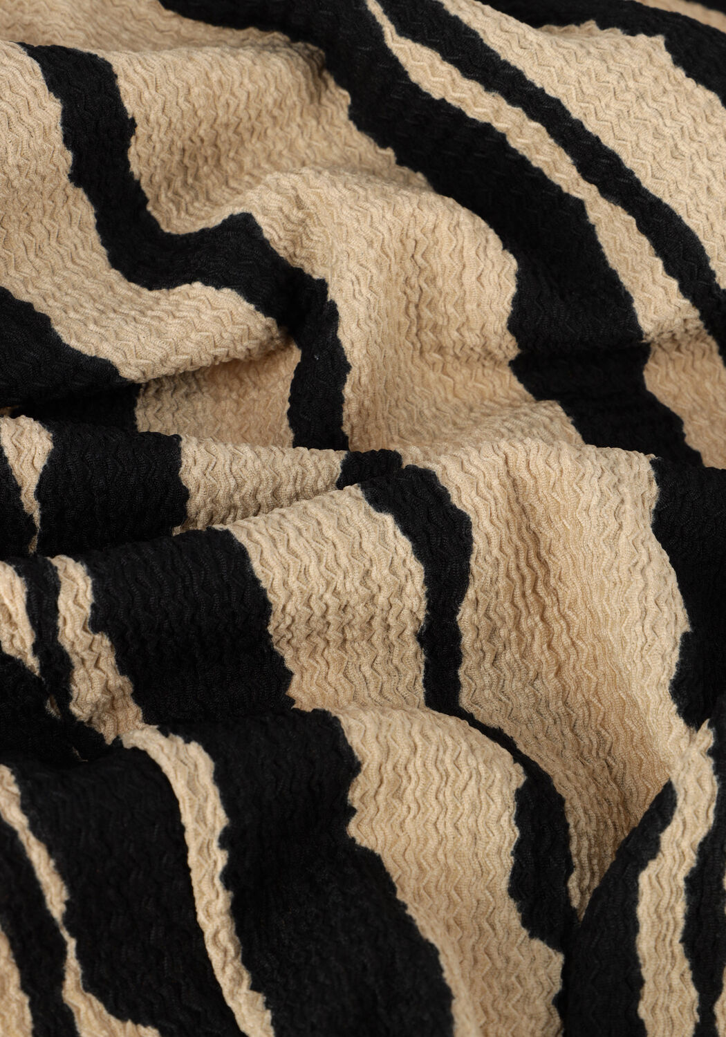 Beige MODSTR&Ouml;M Midi jurk HARLANDMD PRINT DRESS - large