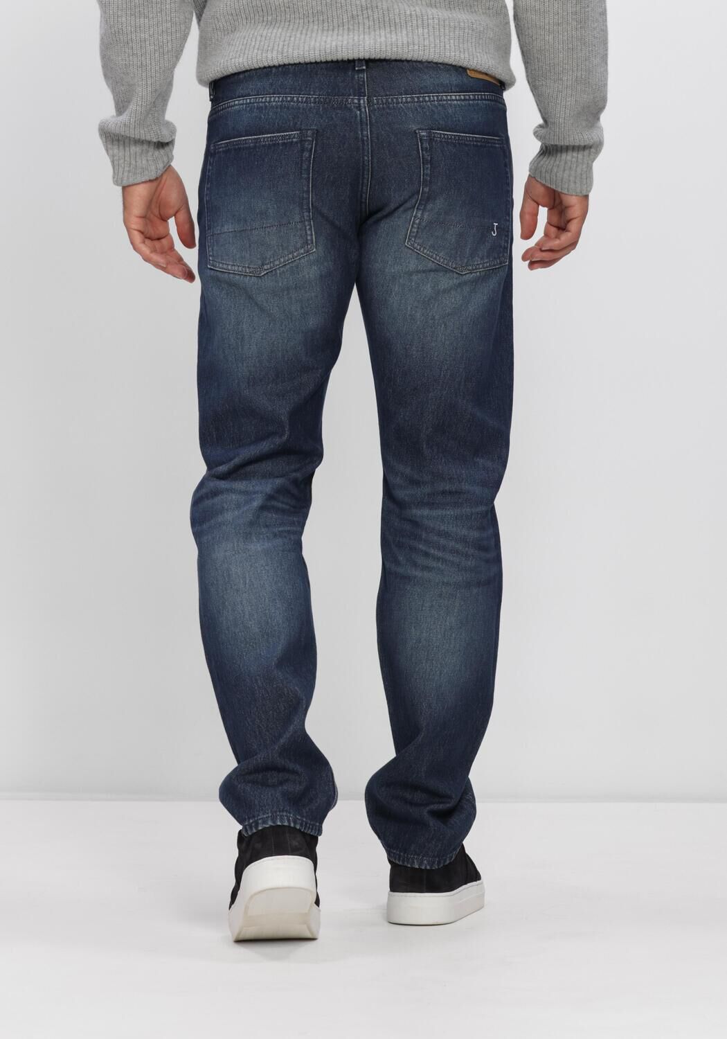 BUTCHER OF BLUE Heren Jeans Stockton Straight Redding Dk Aged Donkerblauw