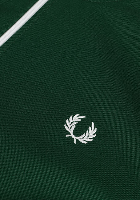 Groene FRED PERRY Vest TAPED TRACK JACKET - large