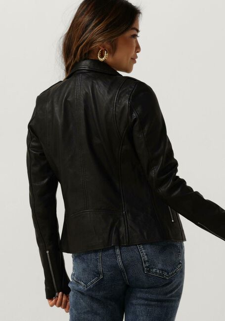 Zwarte GOOSECRAFT Leren jas GC JULIA BIKER - large