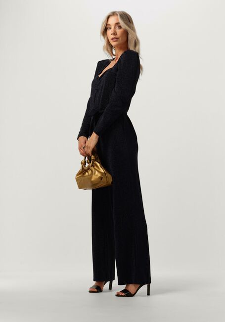 Donkerblauwe Y.A.S. Jumpsuit YASDISNA LS JUMPSUIT - large
