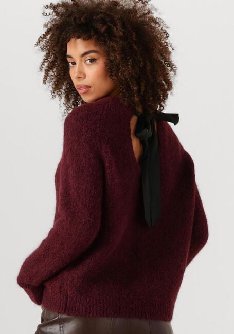 SELECTED WOMEN SLFGABELLA LS KNIT BOW O-NECK - large