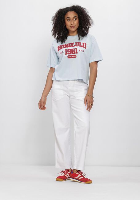 Blauwe PENN & INK Blouses T-SHIRT PRINT - large