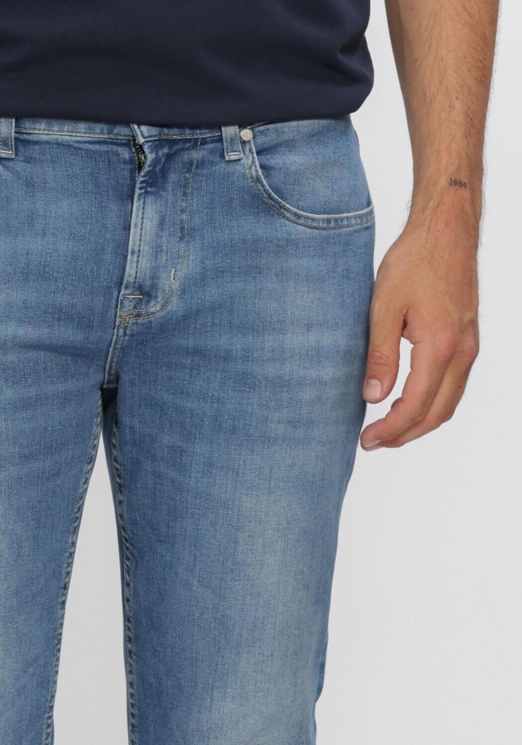 Lichtblauwe 7 FOR ALL MANKIND Tapered jeans SLIMMY TAPERED WAVEFROM - large