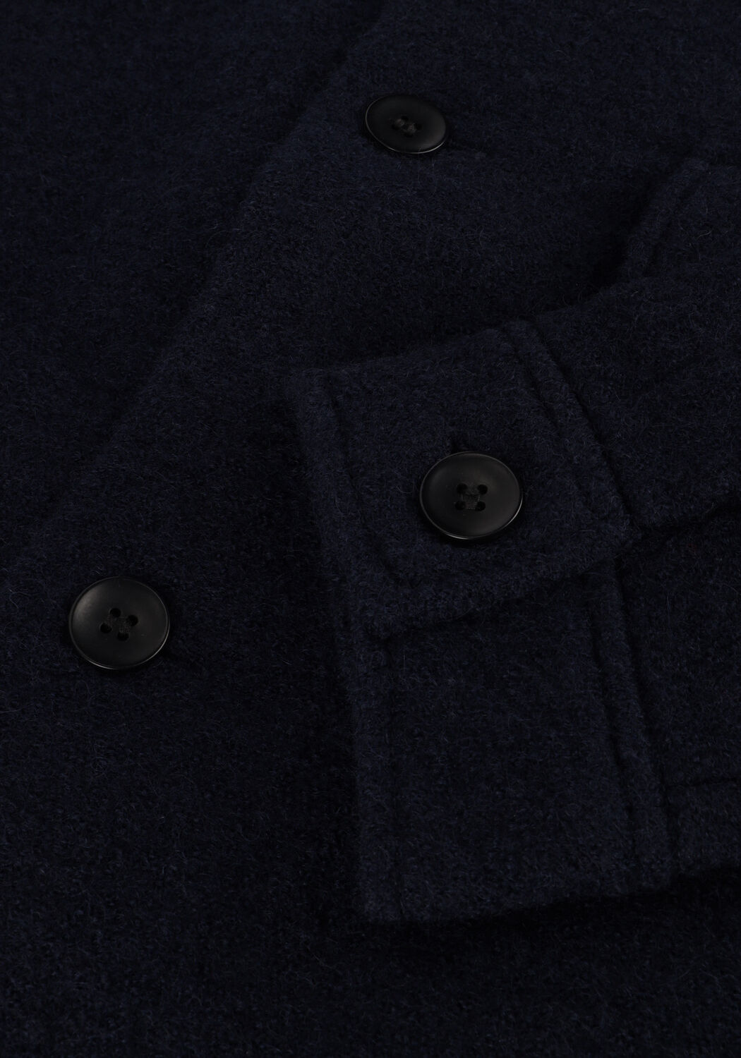 Donkerblauwe SELECTED MEN Overshirt SLHNEALY LS KNIT SHIRT JACKET - large