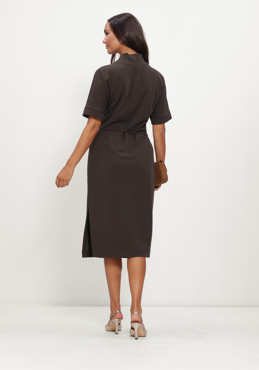 Bruine ANA ALCAZAR Mini jurk 042197.3912 - large