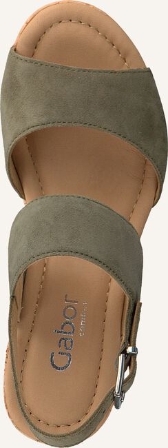 Groene GABOR Platte sandalen 777.1 Groene GABOR Platte sandalen 777.1 - large