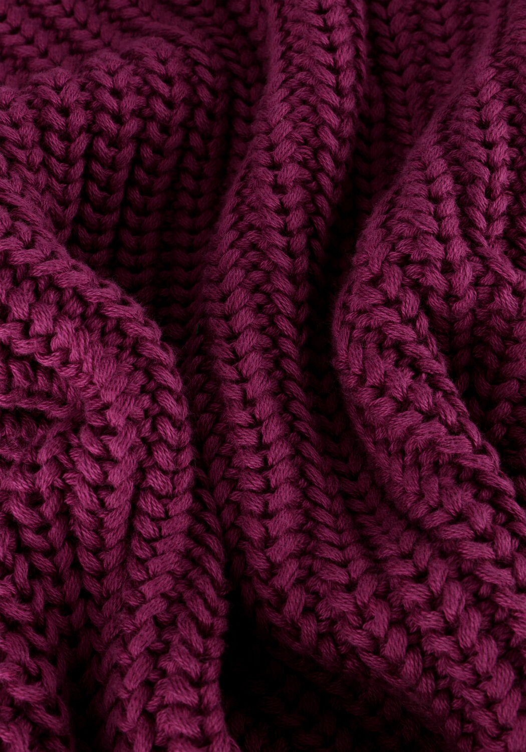 Paarse YUKI KIDSWEAR Trui CHUNKY KNITTED SWEATER - large