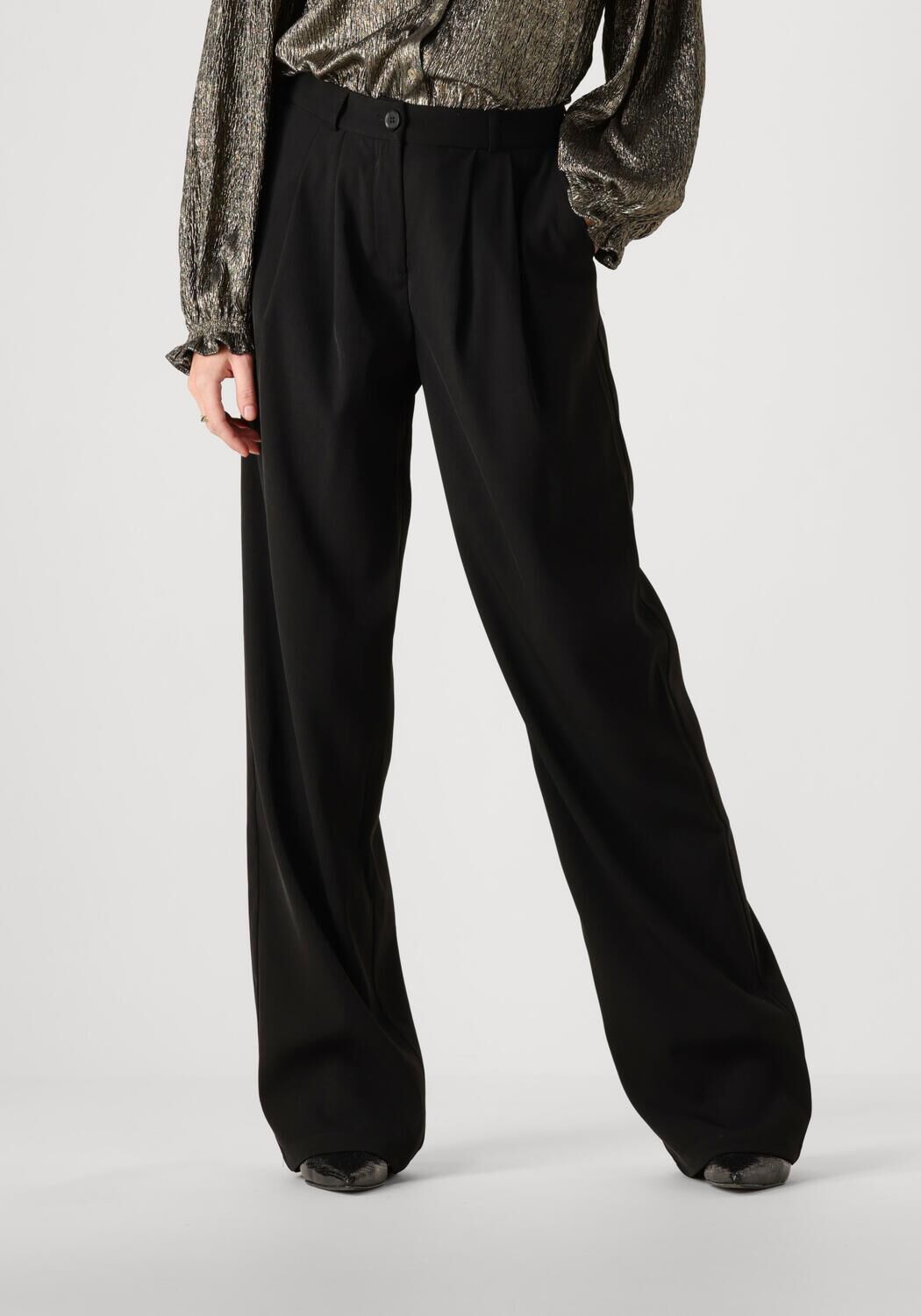 Ydence Elegante Zwarte Pantalon Phoebe Tall Black Dames