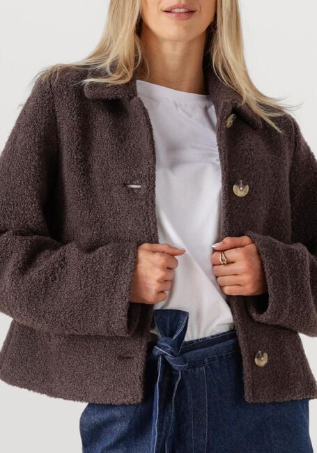 Bruine MODSTRÖM Teddy jas JUSTYMD SHORT JACKET - large