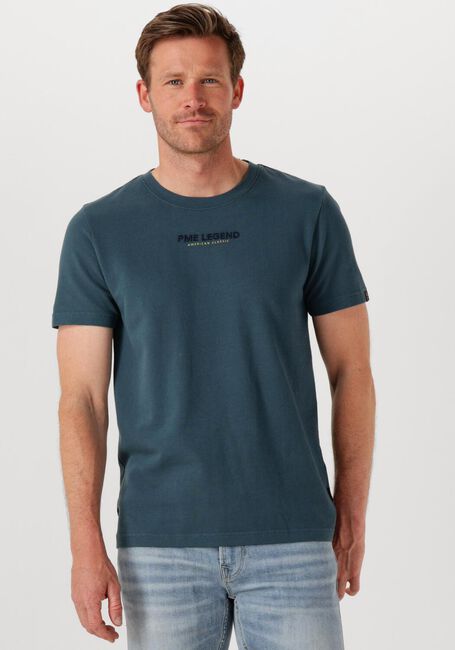 Blauwe PME LEGEND T-shirt FLAT WAFFLE JERSEY - large