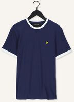 Blauwe LYLE & SCOTT T-shirt RINGER T-SHIRT Blauwe LYLE & SCOTT T-shirt RINGER T-SHIRT - medium