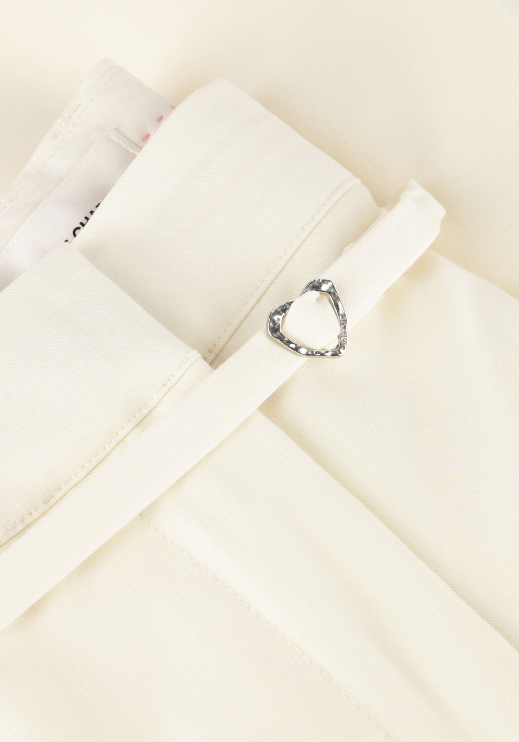 Beige FABIENNE CHAPOT Wijde broek NELSAN TROUSERS - large