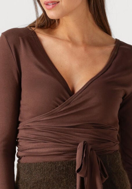 Bruine NEO NOIR Vest NIA JERSEY WRAP BLOUSE - large