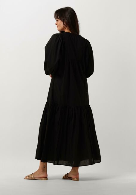 Zwarte NOTRE-V Maxi jurk NV-DENTE MIDI DRESS - large