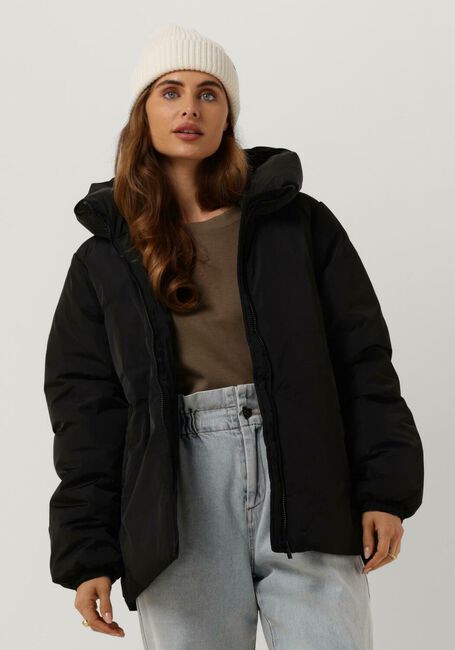 Zwarte MSCH COPENHAGEN Gewatteerde jas NORINA KAYSA HOOD JACKET - large