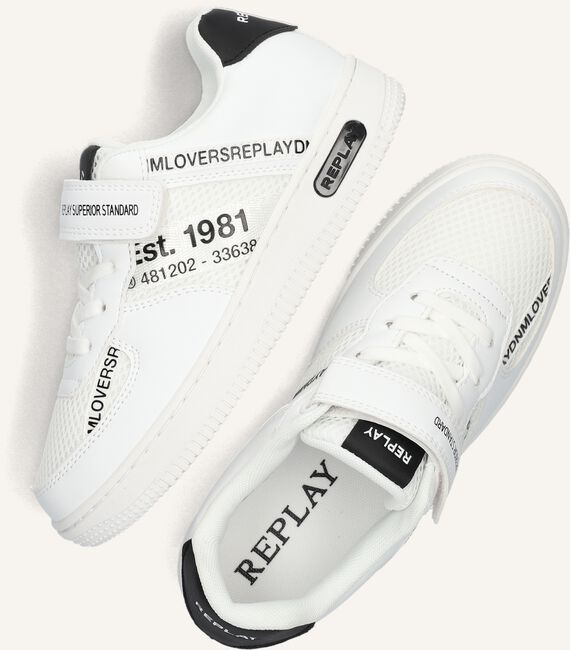 Witte REPLAY Hoge sneakers EPIC JR 4 Witte REPLAY Hoge sneakers EPIC JR 4 - large