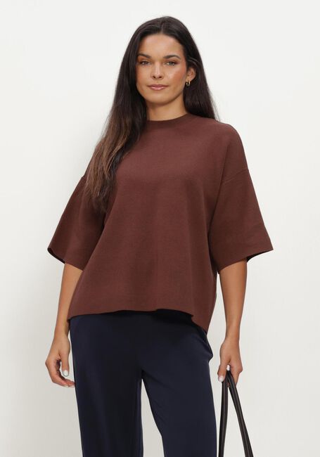 Bruine MINUS Top MSLUPI KNIT T-SHIRT - large