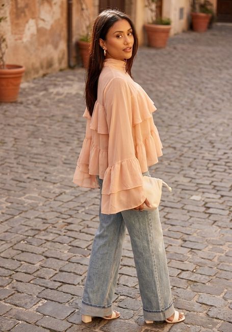 Perzik GESTUZ Blouses GZCHIFFANY BLOUSE - large