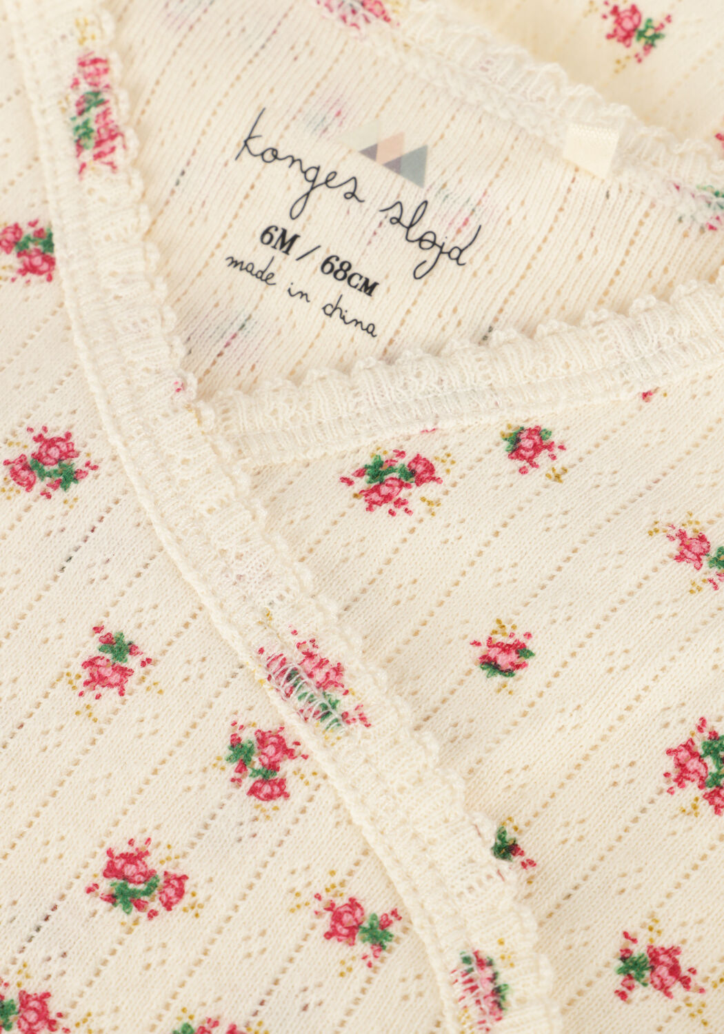 Beige KONGES SLOJD Rompers MINNIE SS NEWBORN BODY GOTS - large