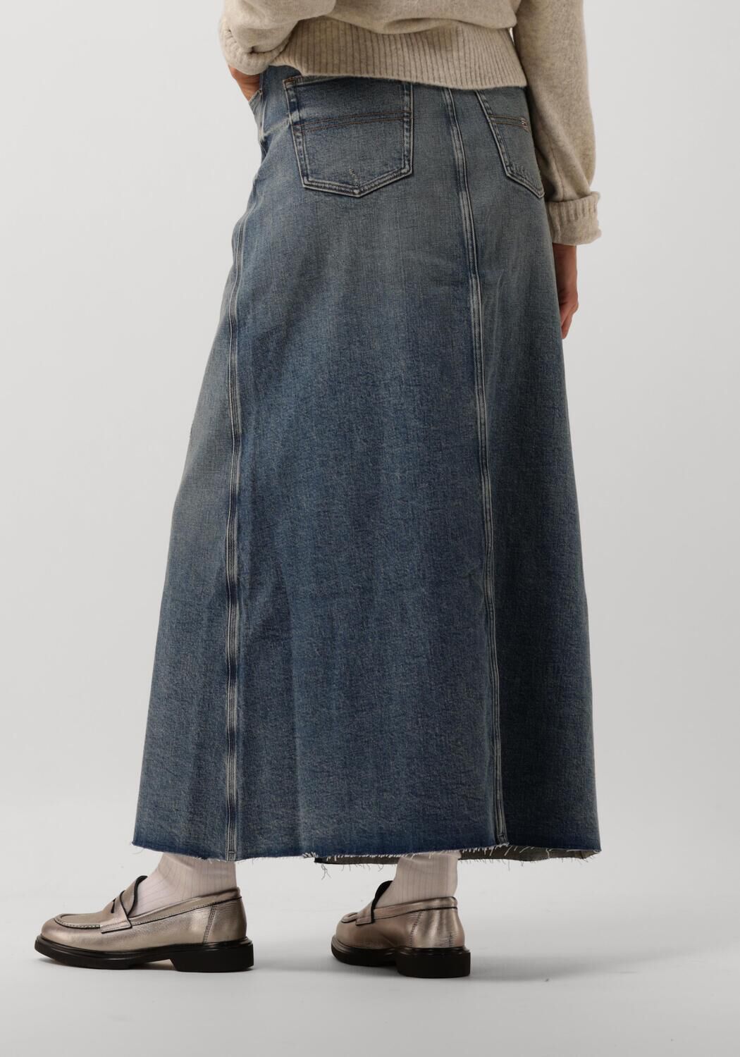 TOMMY JEANS Dames Rokken Claire Maxi Skirt Dh6138 Blauw