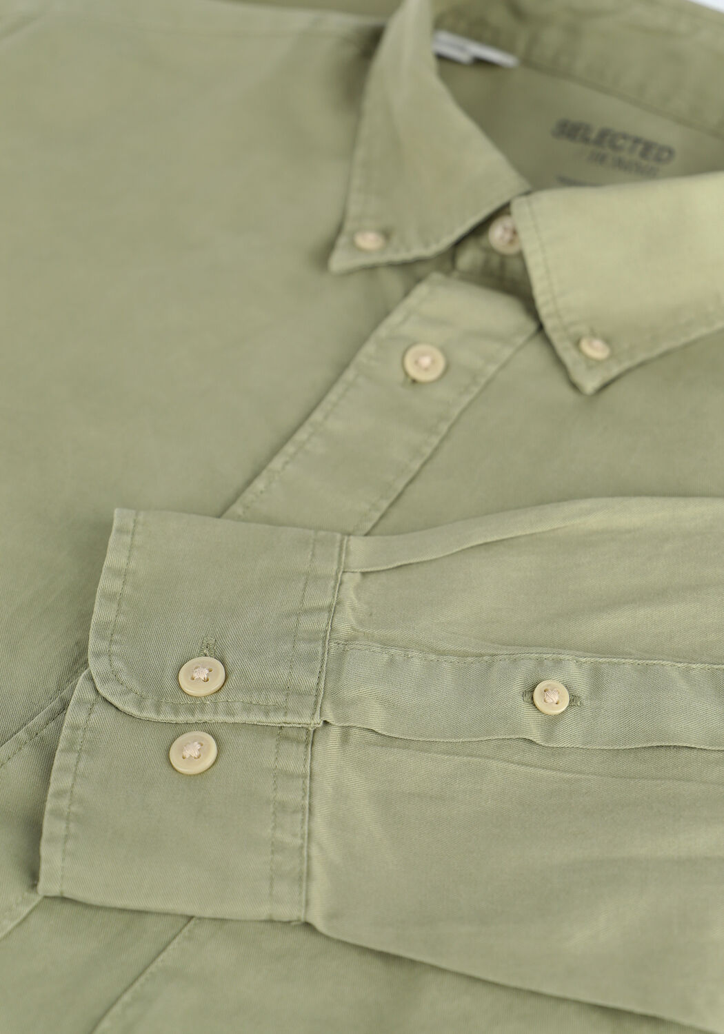 Olijf SELECTED MEN Casual overhemd REGRICK-SOFT SHIRT - large