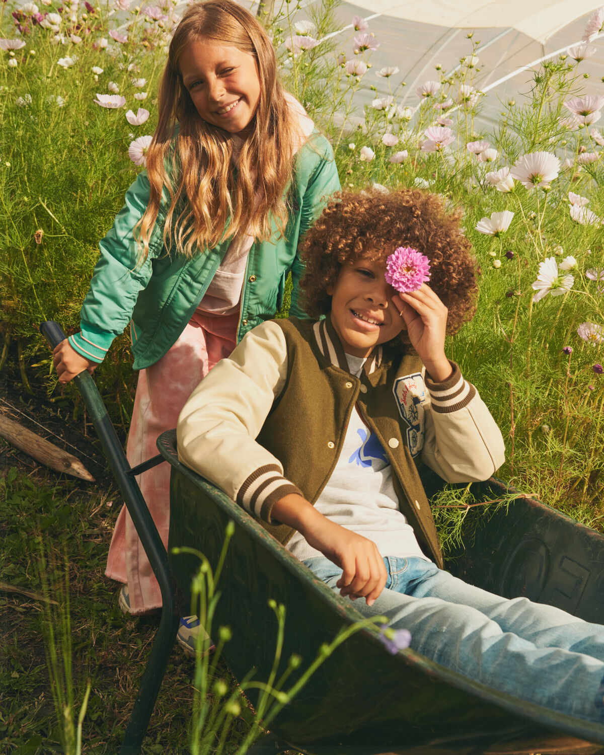 Groene SCOTCH & SODA Jack BOMBER JACKET - large