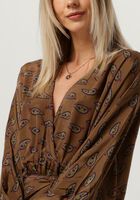 Groene SISSEL EDELBO Mini jurk KATHLEEN SHORT WRAP DRESS - medium