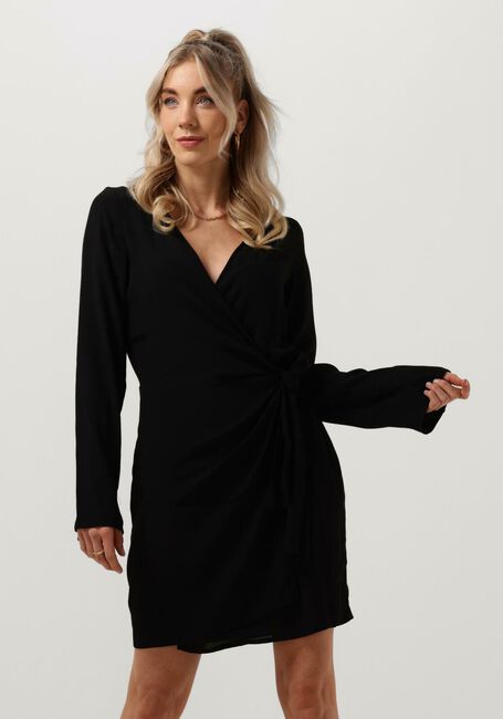 Zwarte ENVII Mini jurk ENLIME LS VN DRESS - large