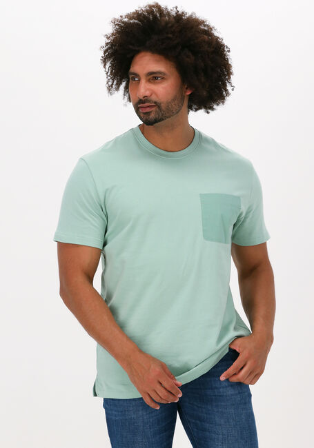 Groene SELECTED HOMME T-shirt SLHRELAXARVID SS O-NECK - large