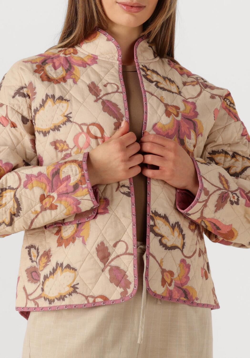 NEO NOIR Dames Jassen Hema Floral Trail Quilt Jacket Multi